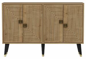 Hanah Home Konzol Sapphire Oak Gold Ahart - Sapphire Oak, Gold