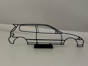 Honda Civic MK5 faldekoráció