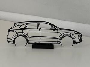 Porsche Cayenne faldekoráció