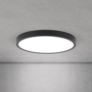 DISC LED mennyezeti lámpa, 28 cm, fekete