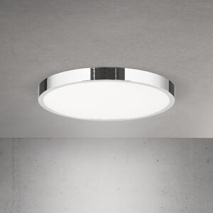 DISC LED mennyezeti lámpa, 28 cm, króm