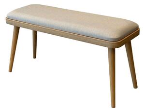 Hanah Home Bench Oak Cream Vina Mini 1005 - Oak, Cream