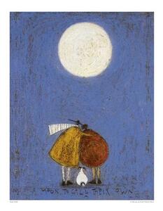 Művészeti nyomat Sam Toft - A Moon To Call Their Own, Sam Toft, (30 x 40 cm)