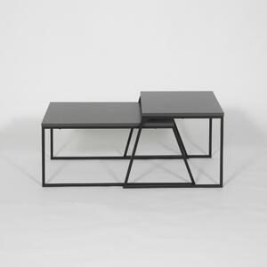 Hanah Home dohányzóasztal szett, antracit - Anthracite