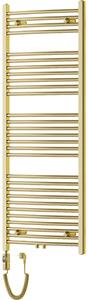 Mexen Ares, elektromos fűtőelem 1500x600 mm + fűtőrúd 600 W, arany fényes, W102-1500-600-2600-50
