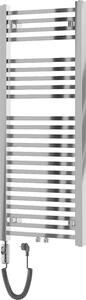 Mexen Pluton, elektromos fűtőelem 1200x500 mm + fűtőrúd 600 W, króm, W106-1200-500-2600-01
