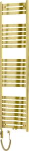 Mexen Uran, elektromos fűtőelem 1800x500 mm + fűtőrúd 900 W, arany fényes, W105-1800-500-2900-50