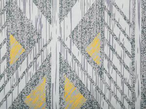 Elegáns Szürke Sárga Geometrikus Mintás Szőnyeg 160 x 230 cm KARGI