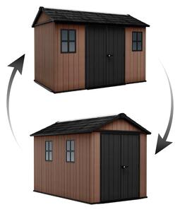 Keter Newton Plus wide 11x7,5 barna kerti ház padlóval