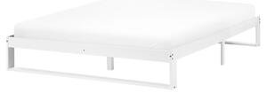Fejtámla nélküli ágy Fenyő TALAIRAN 160 x 200 cm Fehér