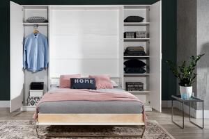 New Elegance Loft Szekrény W függőleges összecsukható ágyhoz - fényes fehér