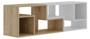 Hanah Home TV állvány Sapphire Oak White Glis - Sapphire Oak, Fehér