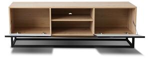 Loftia Mini TV-szekrény fémkereten - artisan/fekete matt