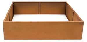 G21 Corten magaságyás, 132 × 32 × 132 cm