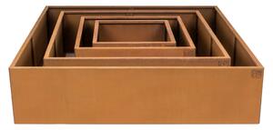 G21 Corten magaságyás, 70 × 32 × 70 cm