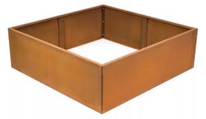 G21 102 x 32 x 102 cm, Corten magaságyás
