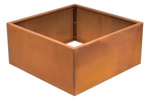 G21 Corten magaságyás, 70 × 32 × 70 cm