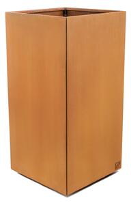 G21 Corten Square virágláda, 50 x 100 x 50 cm