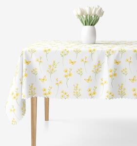 Goldea teflonbevonatú asztalterítő - sárga rét 140 x 220 cm
