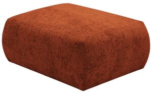 Terrakotta piros kárpitozott lábzsámoly Cosmopolitan Design Matera 88 x 68 cm