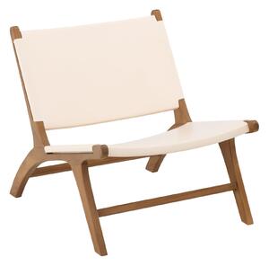 Fotel Dallas 4531, Öko-bőr, 75x65x80cm, Krém, Tikfa