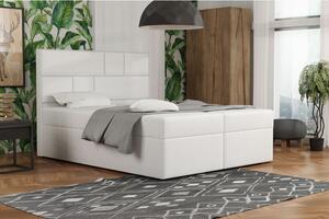 MELINDA dizájnér ágy tárolóval 120x200 - fehér