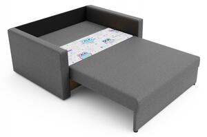 Modern gyerekmintás ARIA 120 kinyitható kanapé - szürke