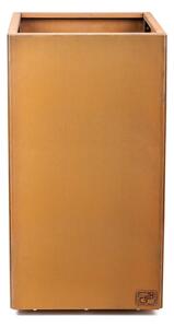 G21 Corten Square virágláda, 40 x 80 x 40 cm