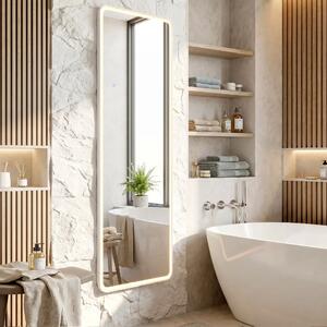 LED Classico Tükör 50x160cm Fehér