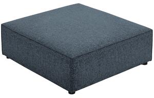 Királykék kárpitozott lábzsámoly Cosmopolitan Design Arendal 102 x 80 cm
