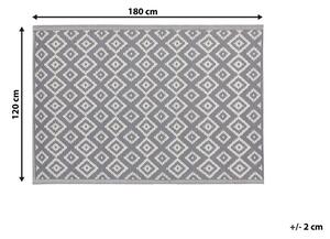 Szürke szőnyeg 120 x 180 cm DHULE