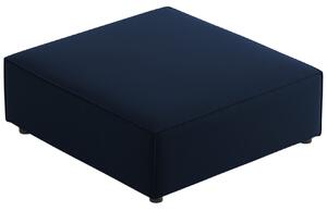 Királykék bársony lábzsámoly Cosmopolitan Design Arendal 102 x 80 cm