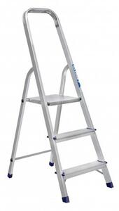 Alumet AM 703 Alumínium egyoldalas lépcsők, 2 plusz 1, 3 lépcsőfok, 60 cm