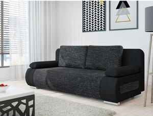 LENKE többszemélyes kinyitható kanapé - fekete