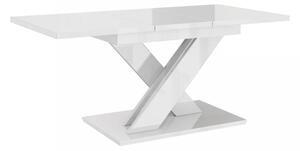 PEPAX kinyitható étkezőasztal - fényes fehér