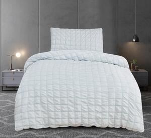 Krepp ágyneműhuzat Polycotton Neapol Szürke 200x140cm+90x70cm