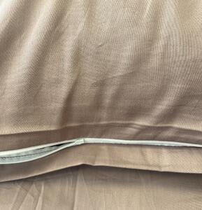 Ágyneműhuzat pamut szatén exclusive Modern barna 200x140cm+90x70cm
