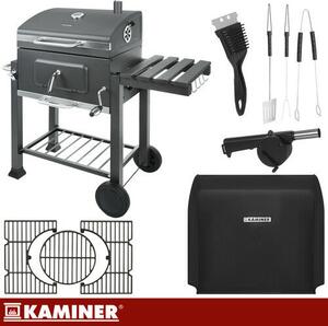 Kaminer Kerti grill fedővel 116x55x120cm 27318