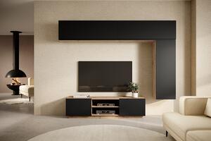 Loftia Mini TV-szekrény - artisan/fekete matt