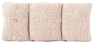 4Home gyapjú háttámasz párna bézs színű 60 x 30 cm