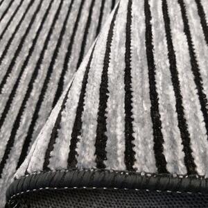 Szürke szőnyeg csúszásgátló réteggel Szélesség: 80 cm | Hossz: 300 cm