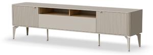 TV-szekrény, 200 cm, kasmír / cremona tölgy - DOUCETTE