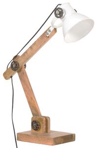 DION fehér fa asztali lámpa ipari stílusban