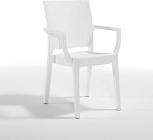 Sidney rattan szék Fehér