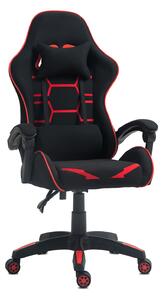 Irodai szék, forgószék, gamer szék fekete-piros (1039DX-BLACK-RED)