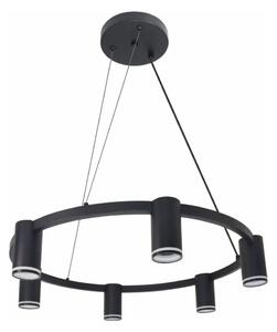 Polux Csillár zsinóron PÁRIZS 6xGU10/12W/230V fekete SA2030