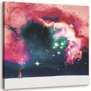 Gario Vászonkép Galaxy Walk - Rokibul Hasan Méret: 30 x 30 cm
