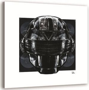 Gario Vászonkép Fekete robotfej - Rubiant Méret: 30 x 30 cm
