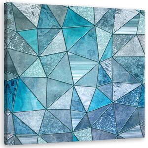 Gario Vászonkép Kék geometriai minta - Andrea Haase Méret: 30 x 30 cm