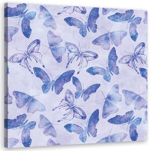 Gario Vászonkép Kék pillangók - Andrea Haase Méret: 30 x 30 cm